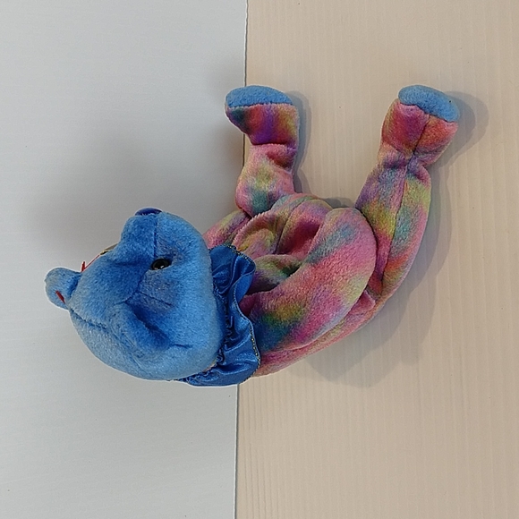 Ty Beanie Baby September B-Day Sapphire Bear - Picture 4 of 12